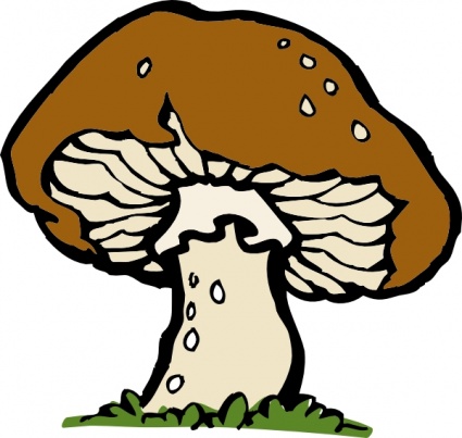 425x403 Mushroom Explosion Cliparts