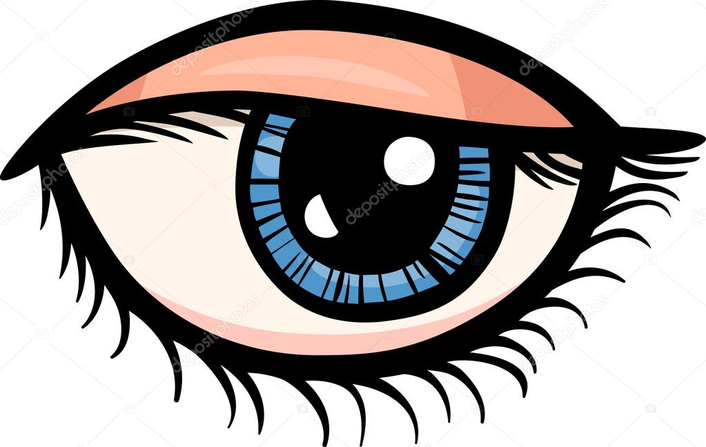 1023x647 Eye Clip Art Cartoon Illustration Stock Vector Izakowski