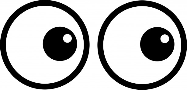 615x296 Cartoon Eyes Free Stock Photo