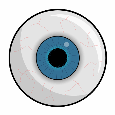 400x400 Drawing A Cartoon Eyeball