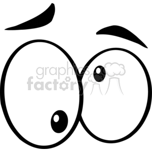 300x300 Royalty Free Silly Cartoon Eyes 383541 Vector Clip Art Image