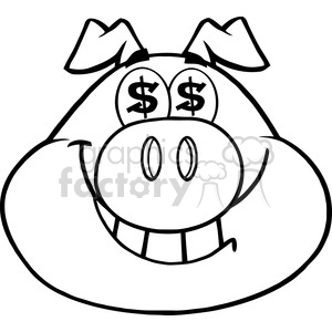 300x300 Royalty Free Royalty Free Rf Clipart Illustration Black And White