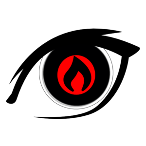 300x300 Burning Eye Clip Art