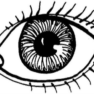 Eye Coloring Page