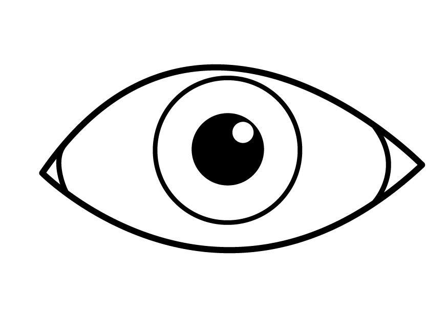 Realistic Eye Coloring Page Coloring Pages