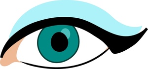 300x140 Eye Clipart Image