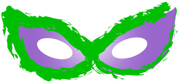 350x164 Masks Clipart Eye Mask