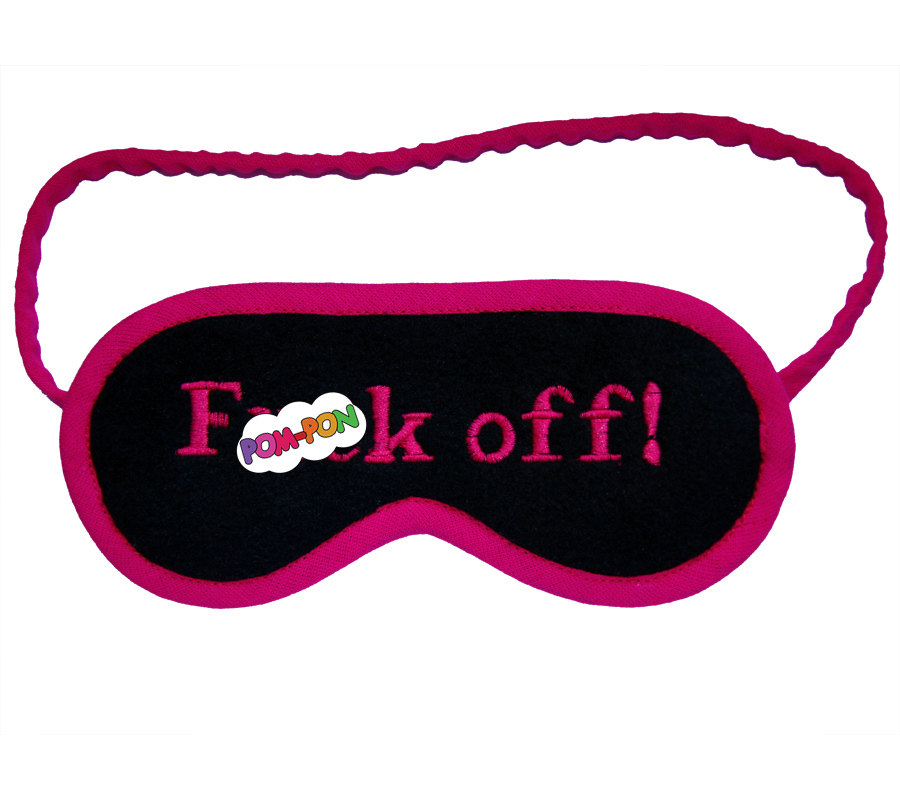 900x800 Neon Fck Off Sleep Mask Shameless Sleepmask Hot Pink
