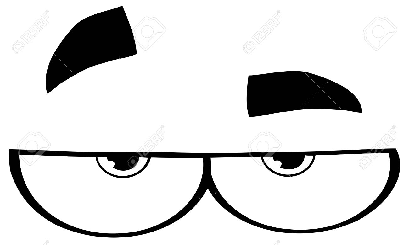 1300x781 Outlined Cartoon Eyes Royalty Free Cliparts, Vectors, And Stock