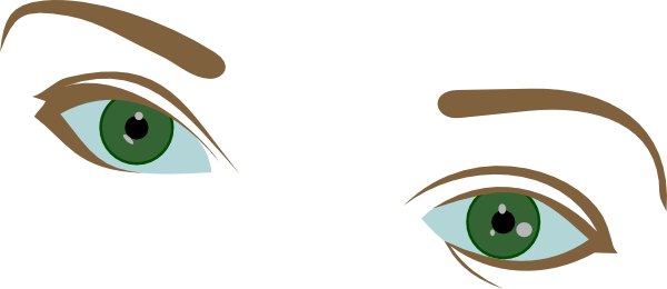 600x260 Eyes And Eyebrows Clip Art