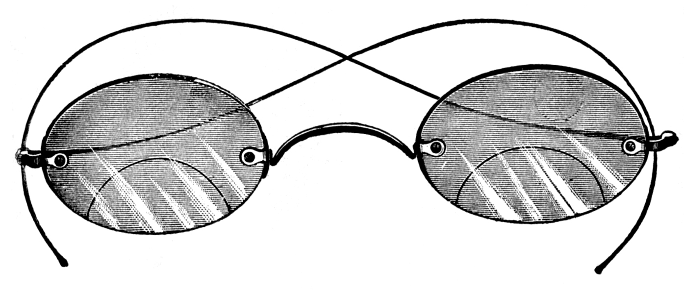 1395x600 Old Spectacles Clip Art