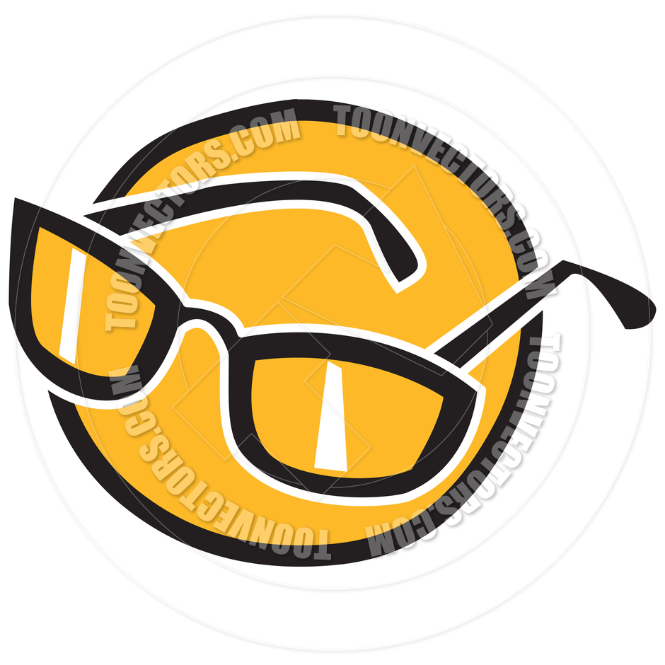 940x940 Cartoon Eyeglasses Vector Illustration By Clip Art Guy Toon