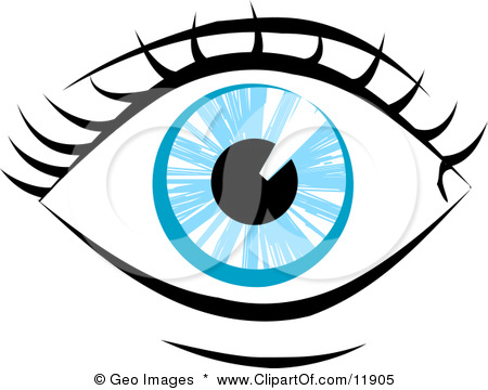 450x360 Human Eye Clip Art 11905 Blue Human Eye And Eyelashes Clipart