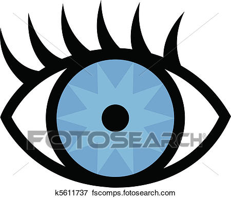 450x385 Clip Art Of Eye And Eyelashes K5611737