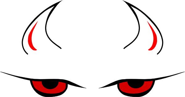 600x315 Devil Eyes Clip Art