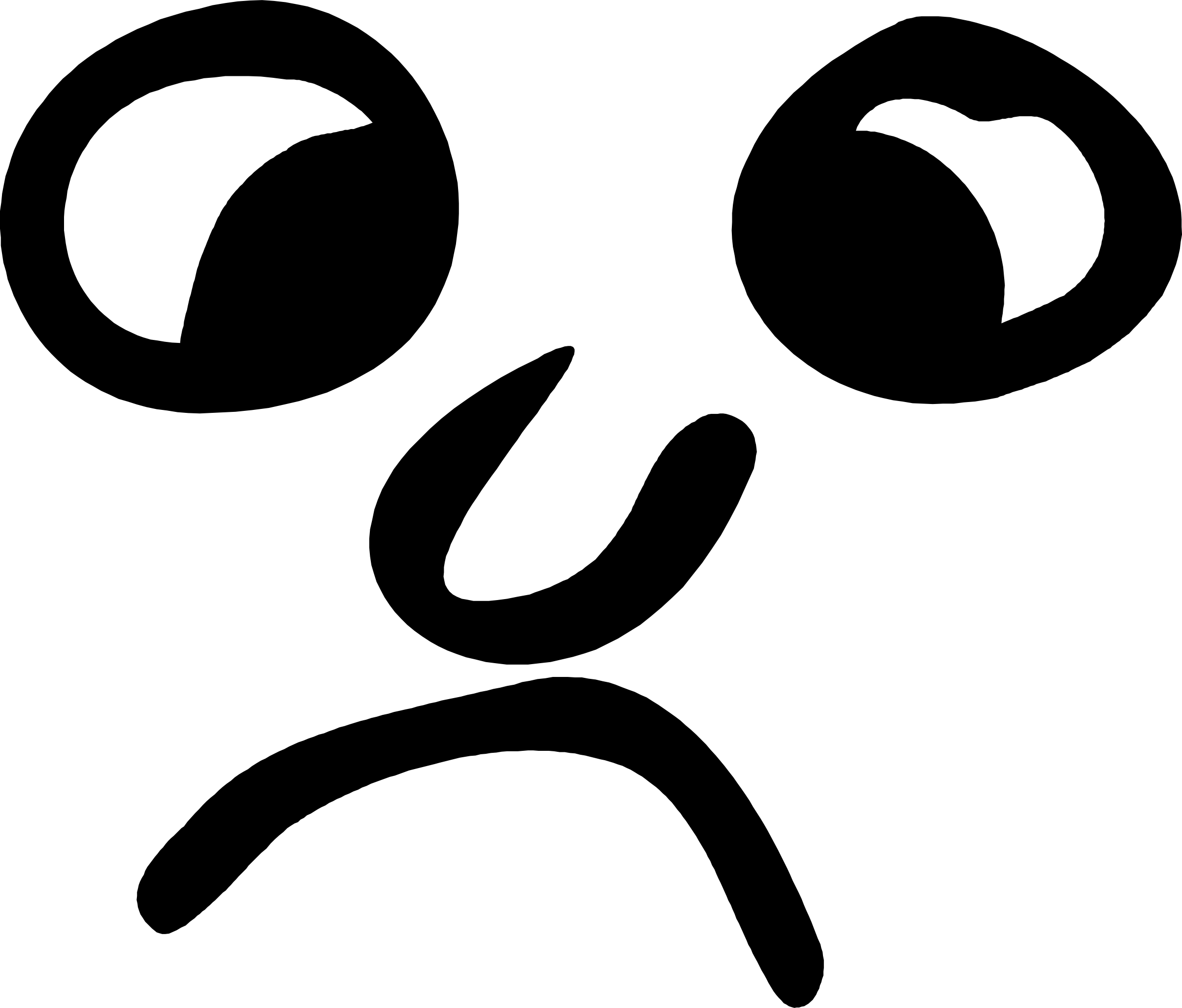 2400x2046 Clipart Sad Face