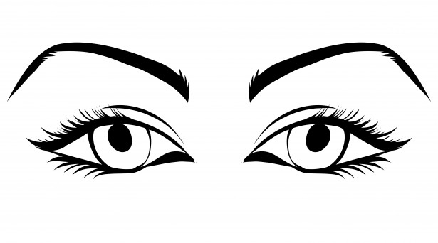 615x342 Eyes Black And White Eyeball Eye Clipart Free
