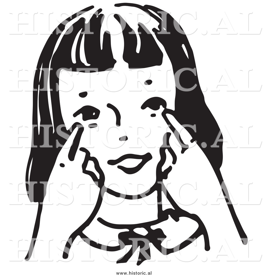 1024x1044 Girl Closed Eyes Clip Art