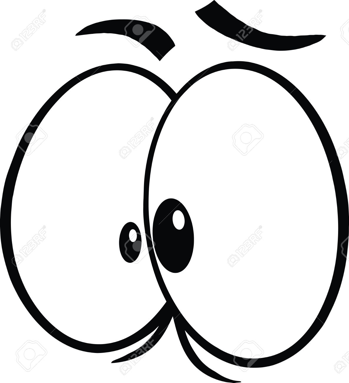 1185x1300 Cartoon Eyes Clip Art Black And White Gallery