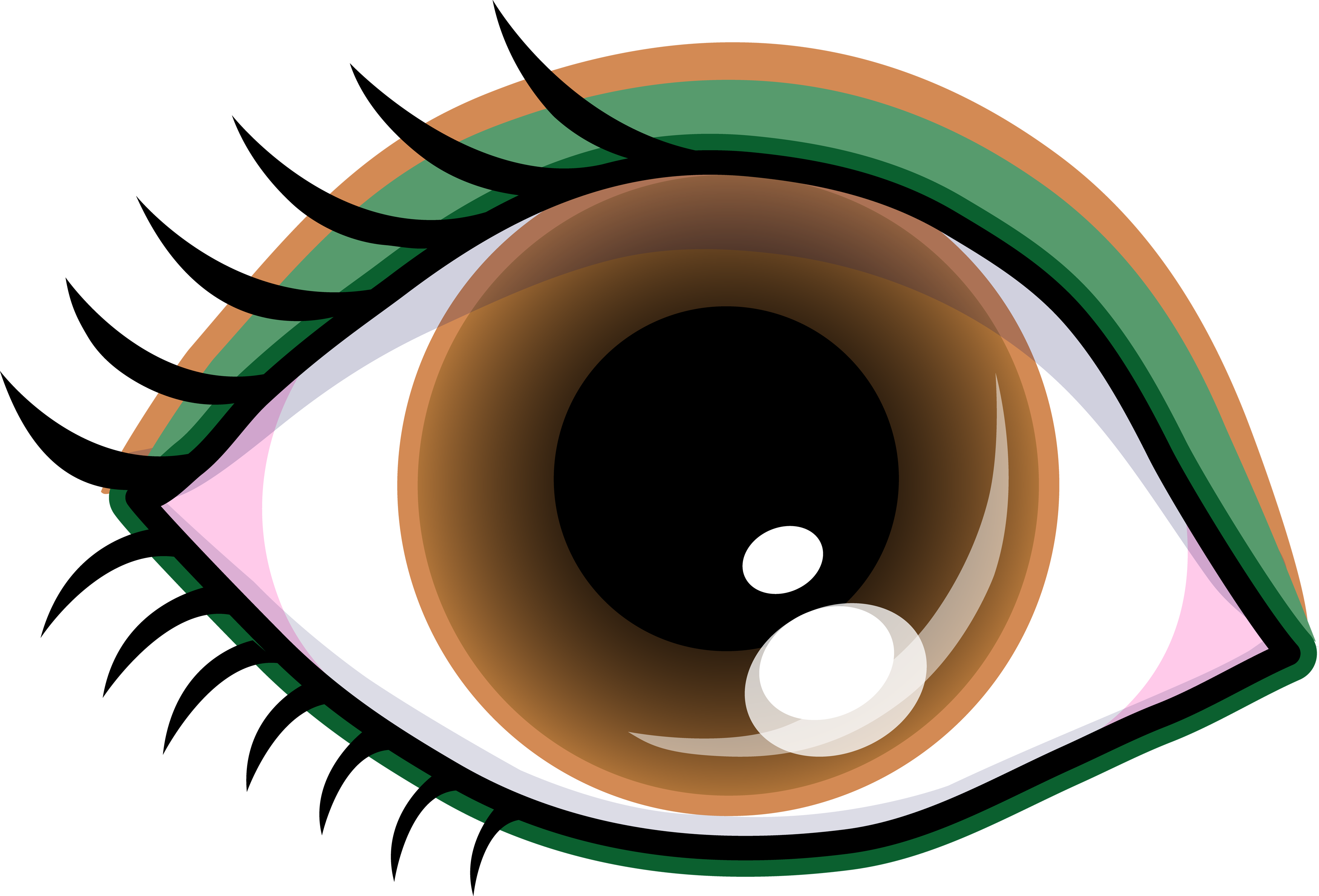 3500x2379 Eye Clip Art
