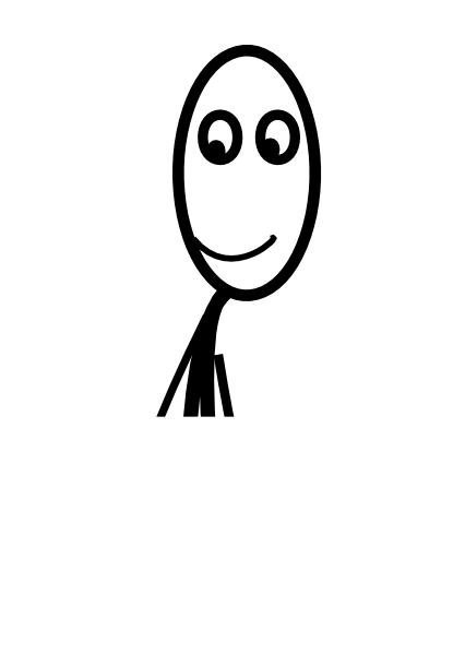 426x599 Eyes Looking Down Clip Art