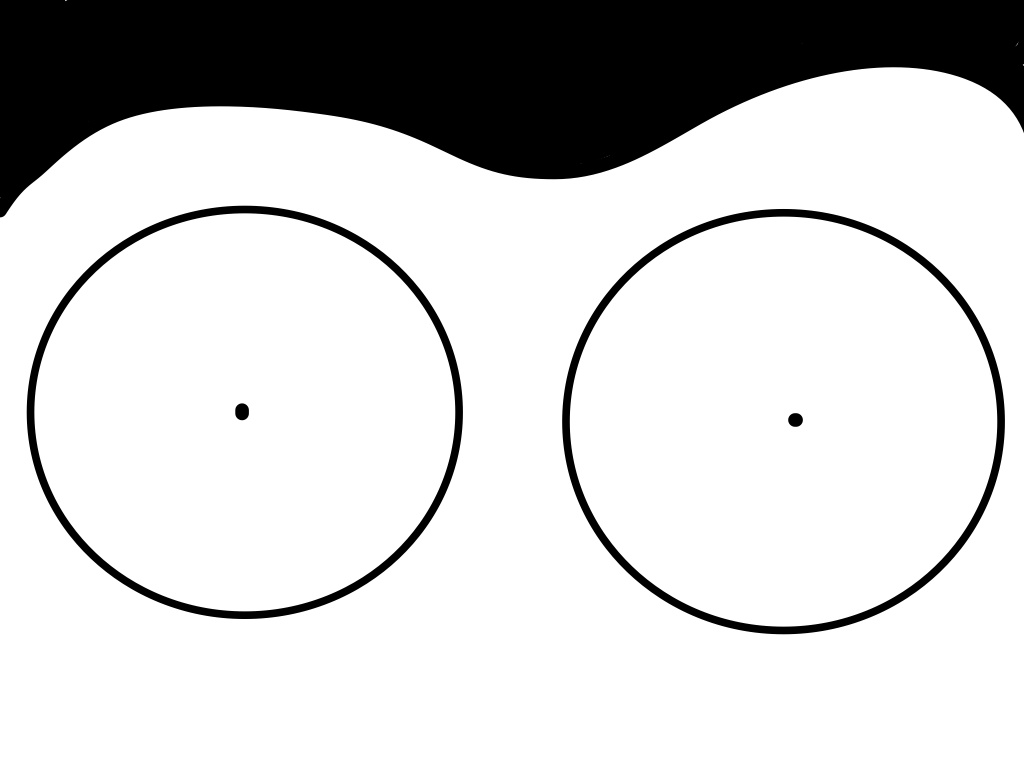 1024x768 Image Of Eyes Looking Down