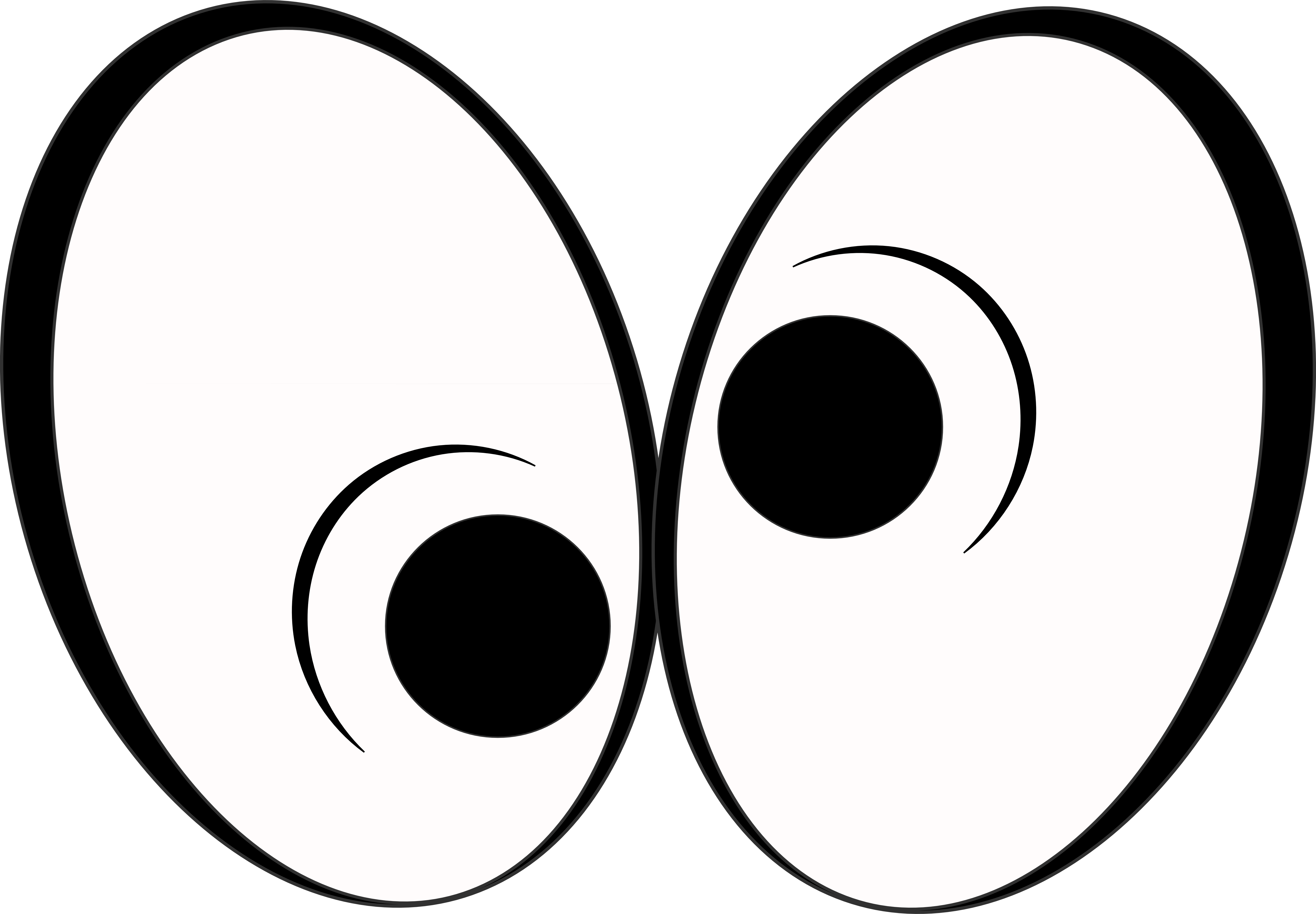 5378x3736 Cartoon Image Of Eyes Looking