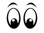 170x127 Eyes Looking Down Clipart