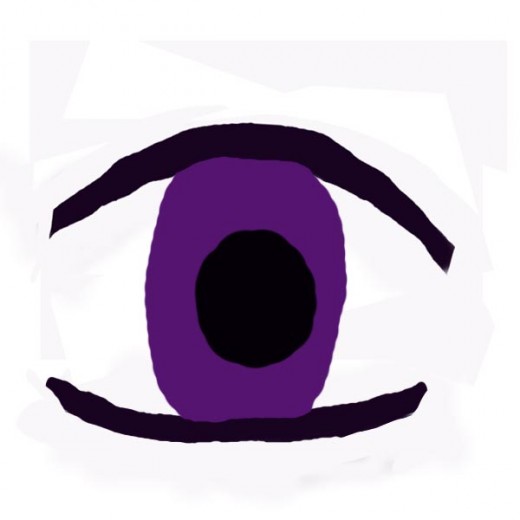 520x520 Basic Manga Drawing 1 Anime Eyes Feltmagnet