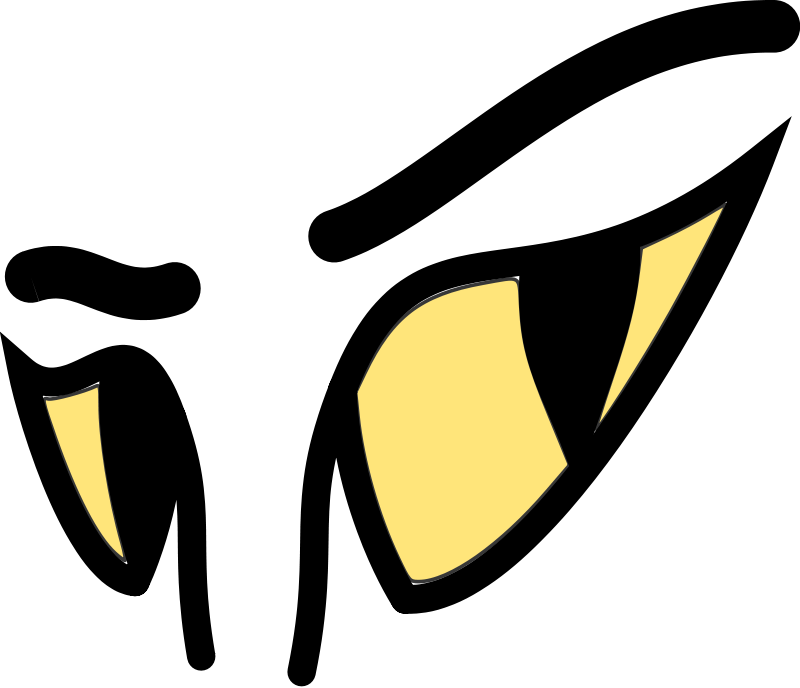 800x688 Looking Eyes Clip Art