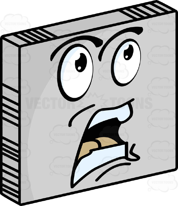 694x800 Surprised Open Mouthed, Red Tongue Smiley Face Emoticon Looking Up