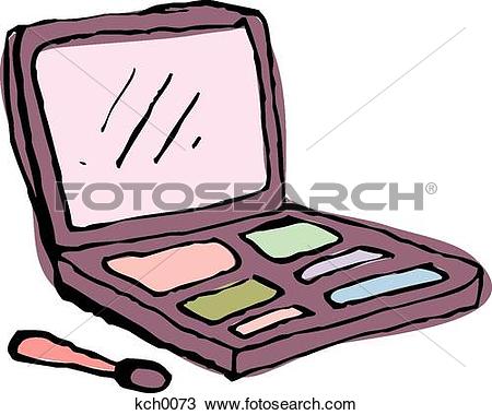 450x380 Drawn Makeup Eyeshadow Palette