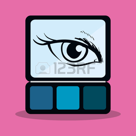 450x450 Eyeshadow Makeup Cute Eye Girl Vector Illustration Eps 10 Royalty