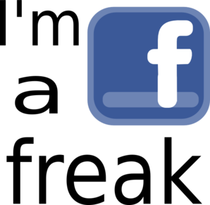 298x291 I M A Facebook Freak Clip Art