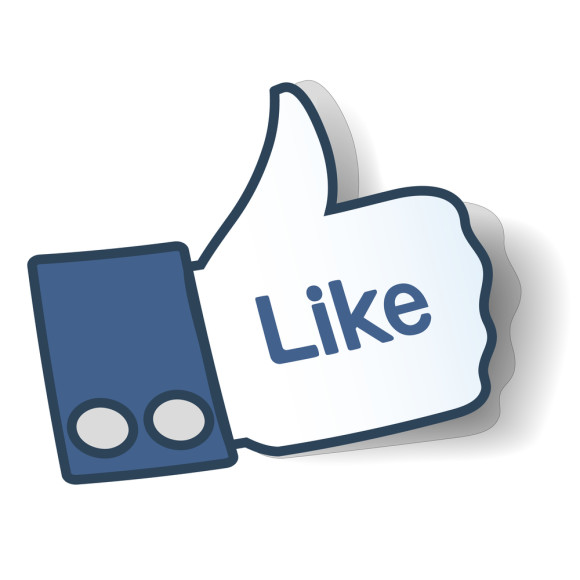 580x580 Like Us Facebook Clipart Image