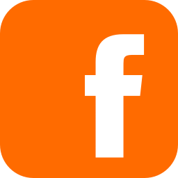 256x256 Free Orange Facebook Icon
