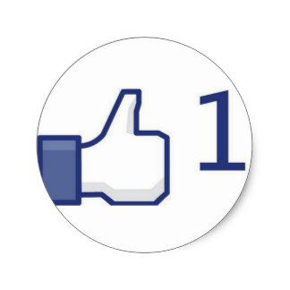 324x324 Facebook Thumbs Up Stickers Zazzle