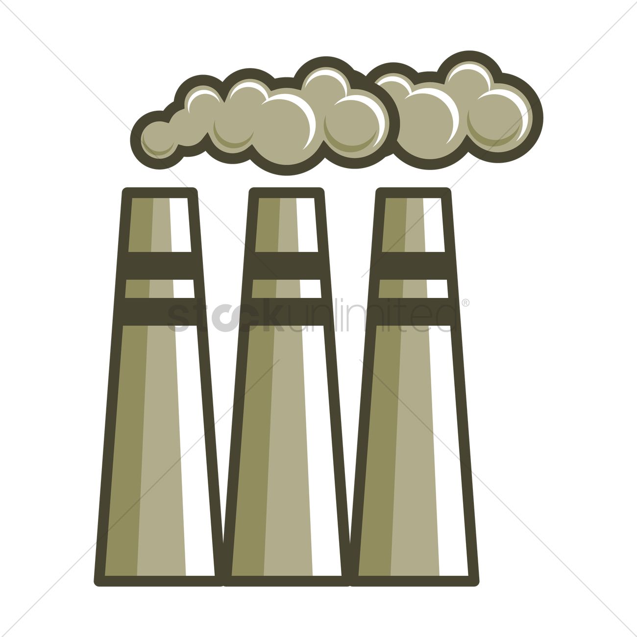 1300x1300 Factory Vector Image