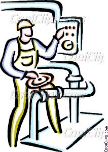 213x300 Factory Worker Vector Clip Art