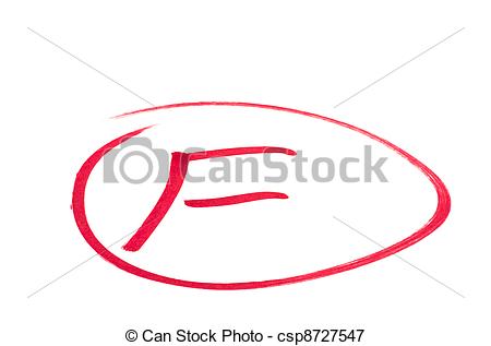 450x317 Failed Test Clipart