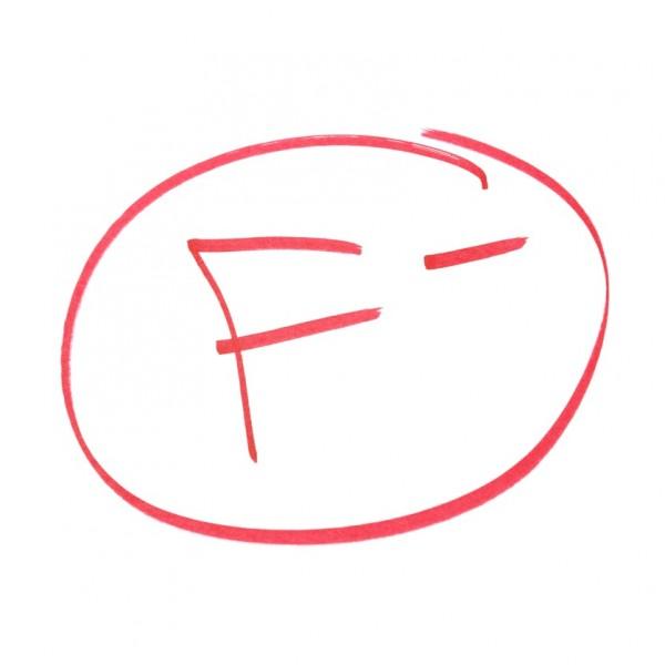 600x600 Gallery For Gt Failing Grade F Clipart