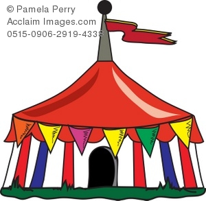300x293 Art Illustration Of A Circus Tent