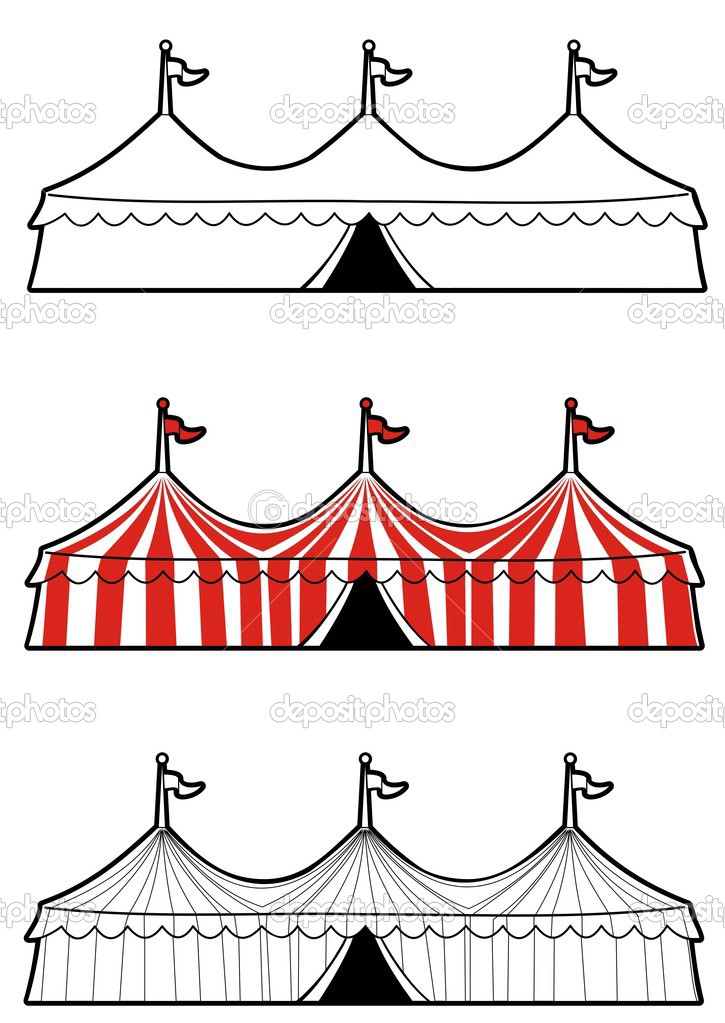 725x1023 Tent Clipart Border
