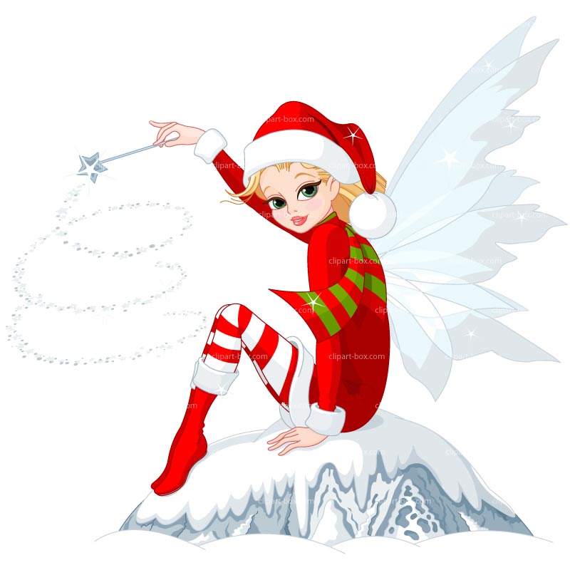 800x800 Christmas Fairy Clipart