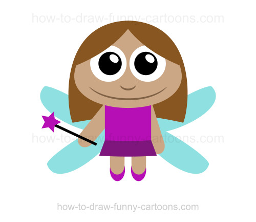 500x432 To Draw A Fairy