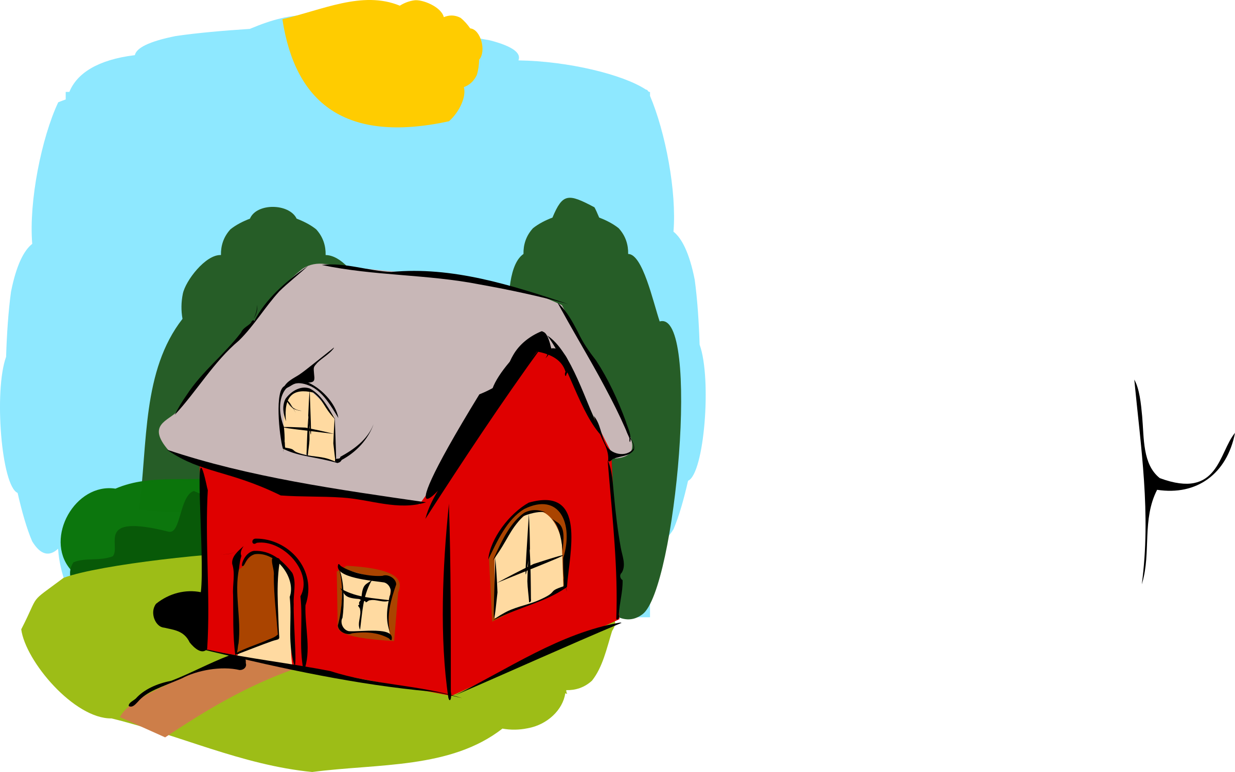 2400x1500 Fairy Tale Clipart Simple