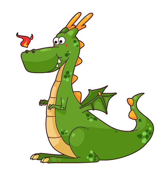 581x600 Free Cartoon Dragon Clip Art