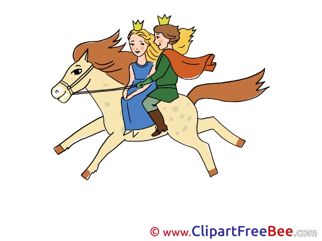 650x487 Riding Horse Prince Princess Printable Fairy Tale Images