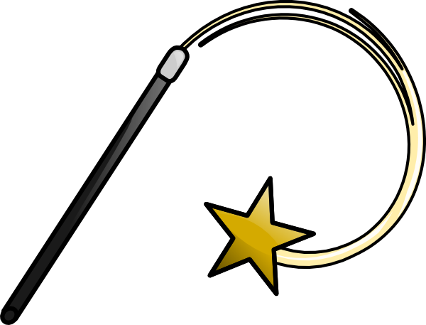 600x457 Magic Fairy Wand Clipart