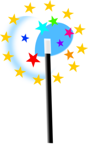180x295 Magic Wand Clipart